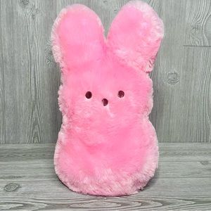 Peeps Pink Bunny Plush Bunny Rabbit Large 16” Stuffed Animal Easter 2016